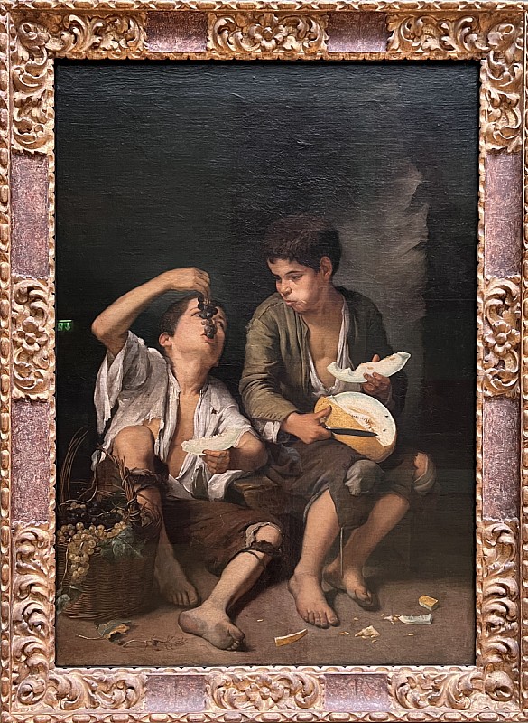 Bartolomé Esteban Murillo — Mangeurs de raisin et de melon 1645